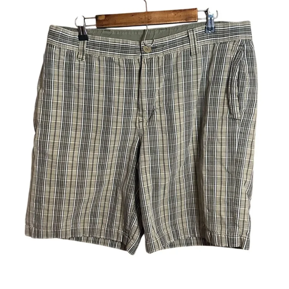 The North Face Men's Plaid‎ Cargo Shorts Casual Outdoor Summer Hiking